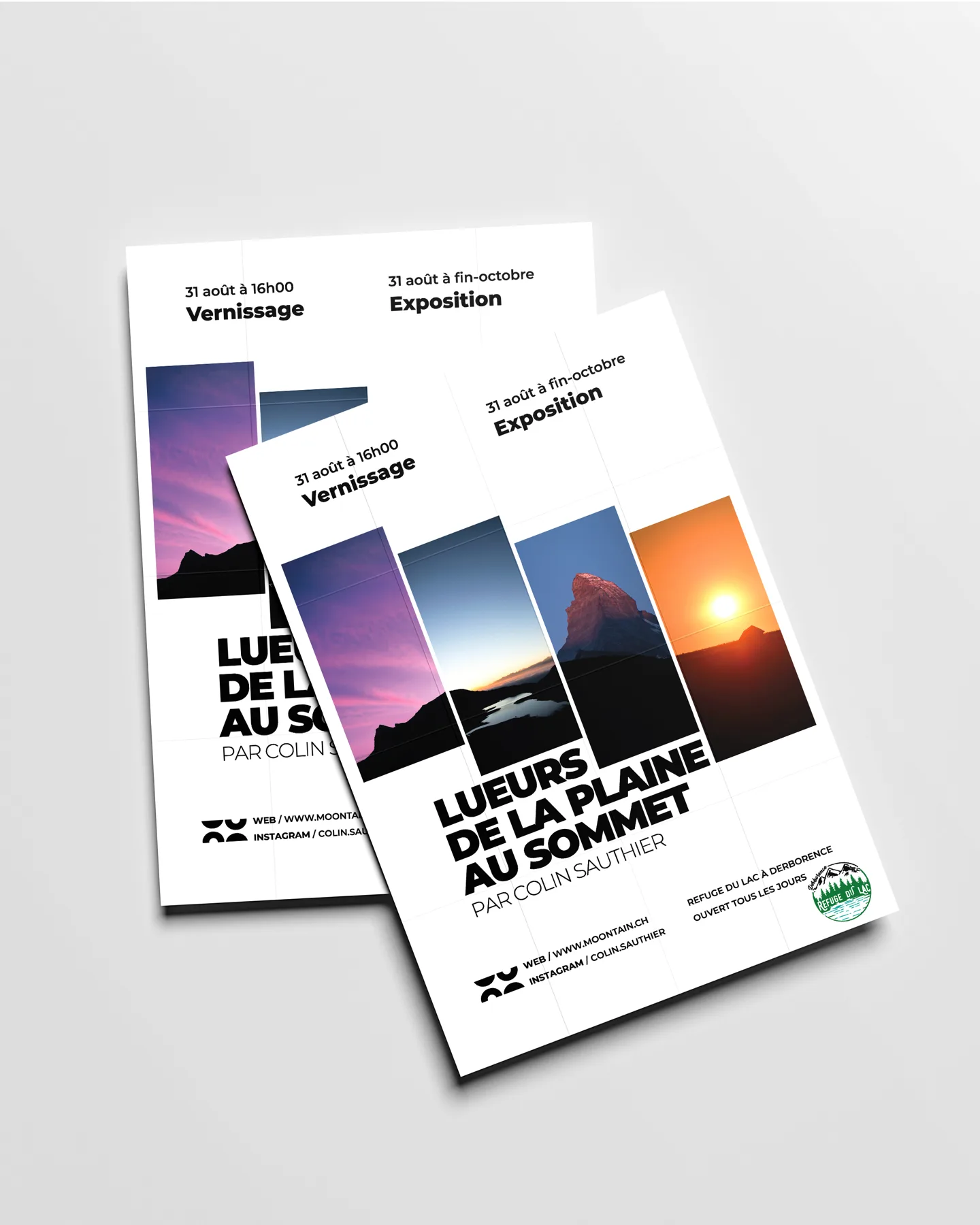 Affiche « Lueurs de la plaine au sommet » — 2