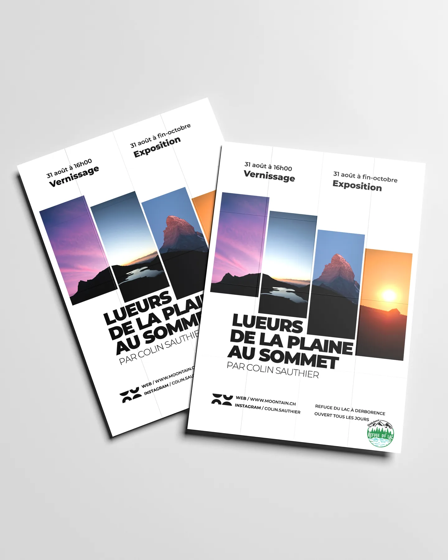 Affiche « Lueurs de la plaine au sommet »