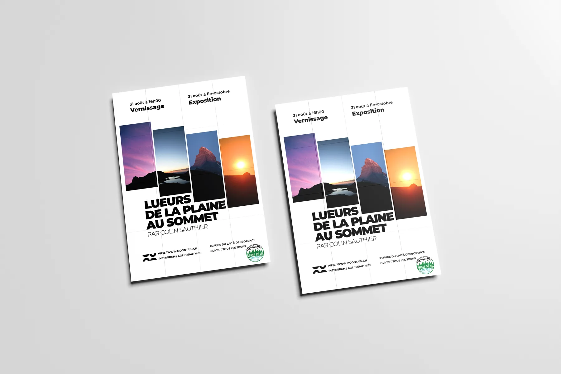 Affiche « Lueurs de la plaine au sommet » — 3