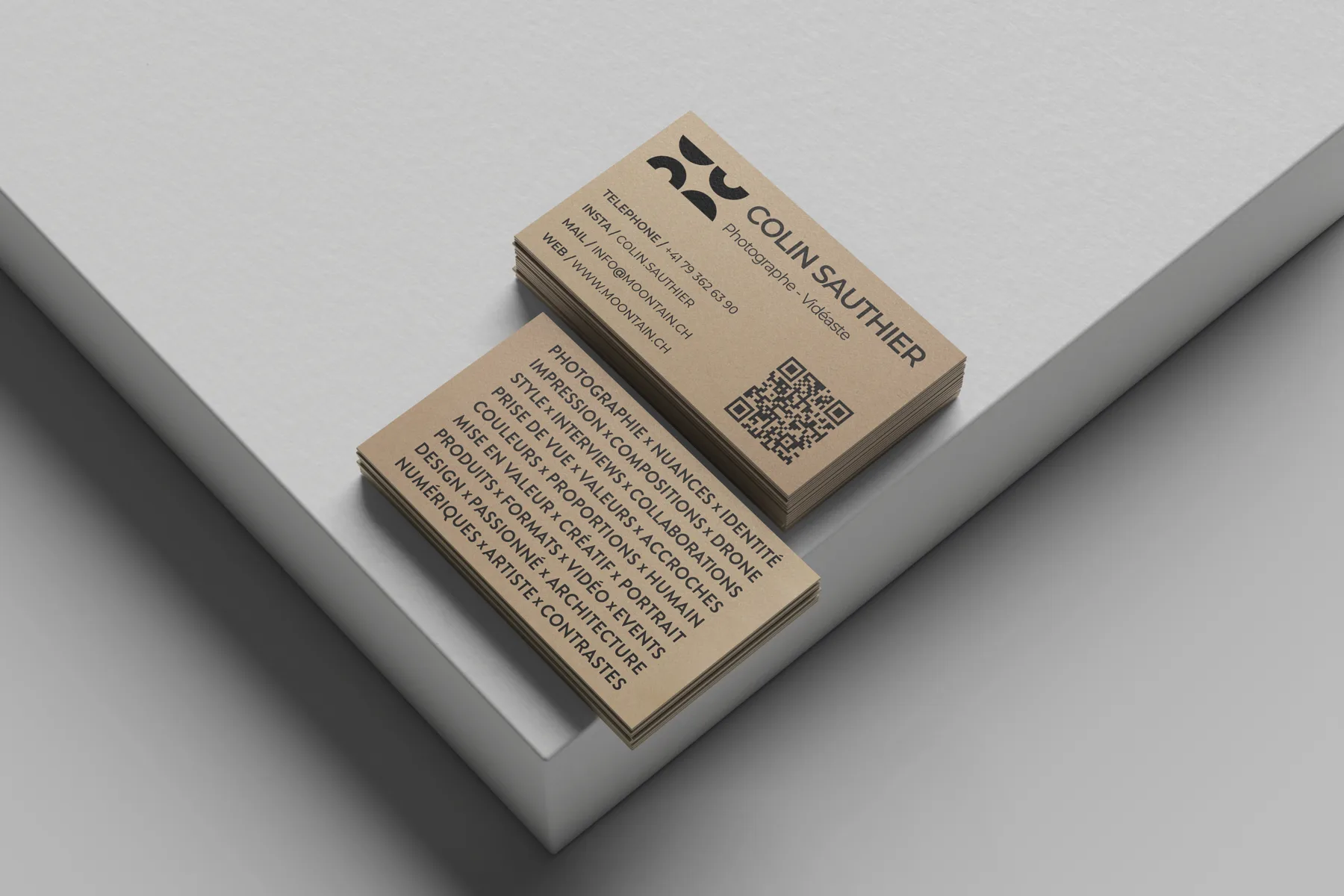 Cartes de visite Moontain